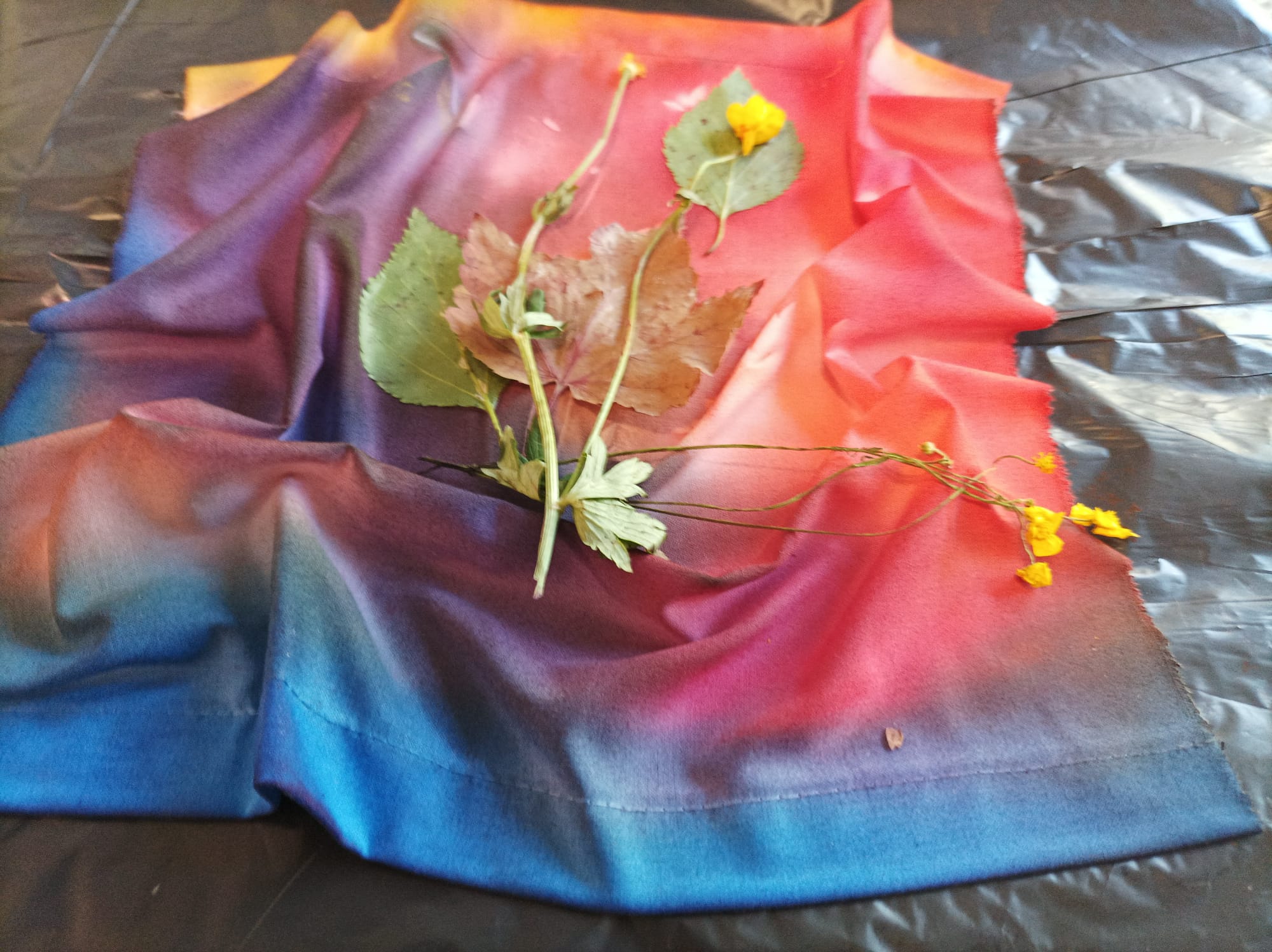 Fabric dyeing with Rovaniemi Wellness Tours, Rovaniemi, Lapland, Finland