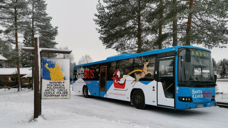 Santa Claus Bus - Bus to Santa Claus Village - Visit Rovaniemi